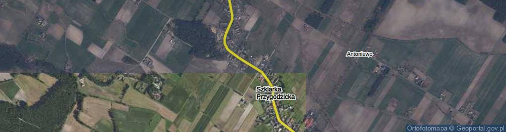 Zdjęcie satelitarne Szklarka Przygodzicka ul.